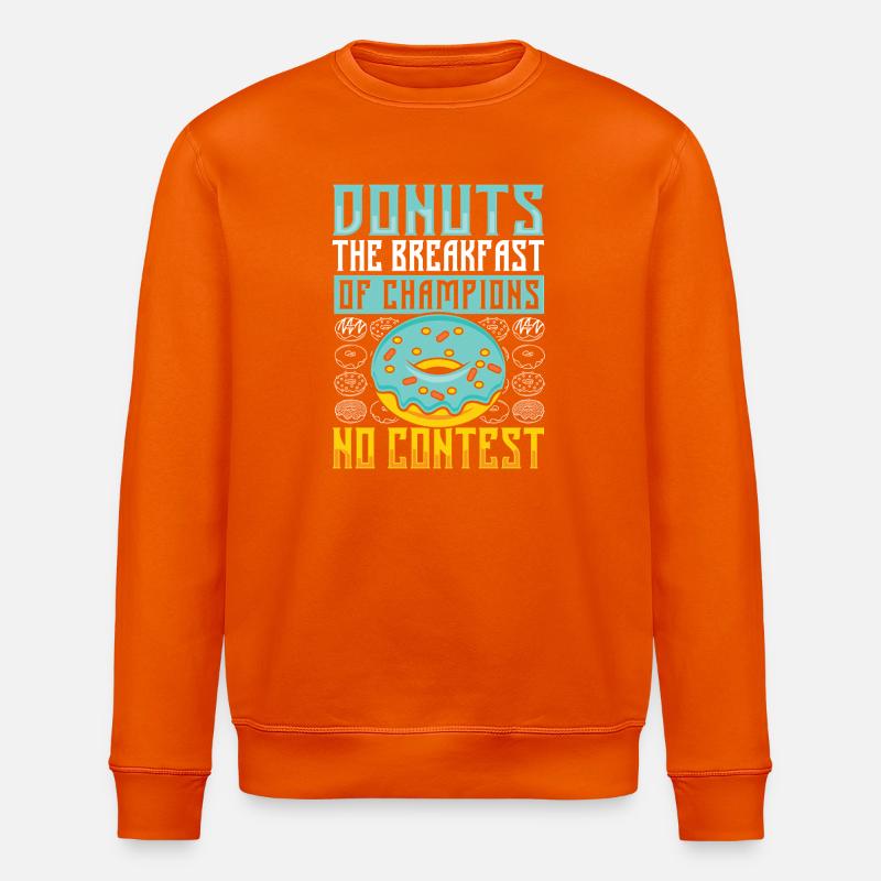 Restauration rapide en donuts - Sweat bio ROLLER Stanley/Stella Unisexe - orange profond