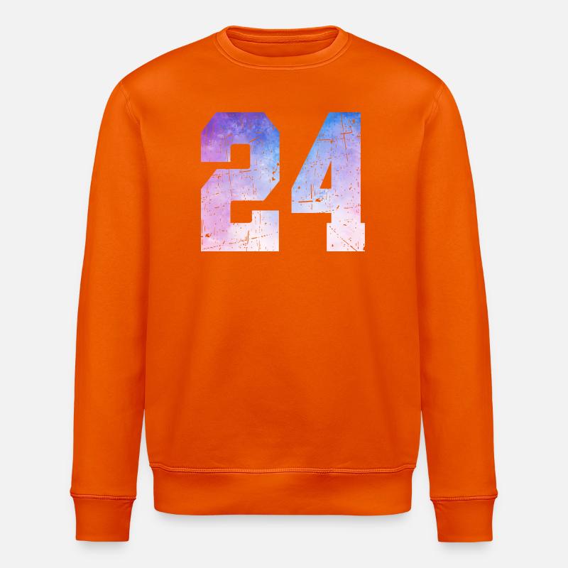 Issue 24 – 24th Anniversary Gift - Stanley/Stella ROLLER Unisex Organic Sweatshirt - bright orange