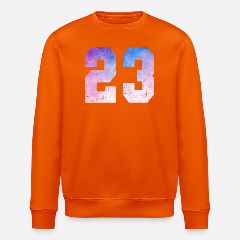 numéro 23 – Cadeau anniversaire 23 ans - Sweat bio ROLLER Stanley/Stella Unisexe - orange profond