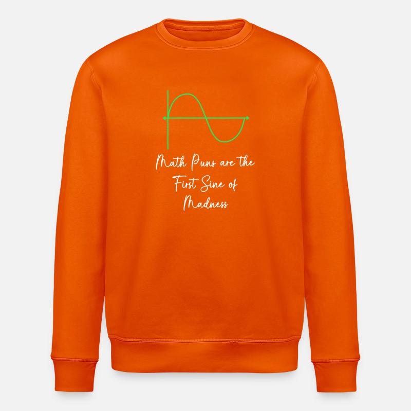 Mathematician Math Mathematical Mathematics - Stanley/Stella ROLLER Unisex Organic Sweatshirt - bright orange
