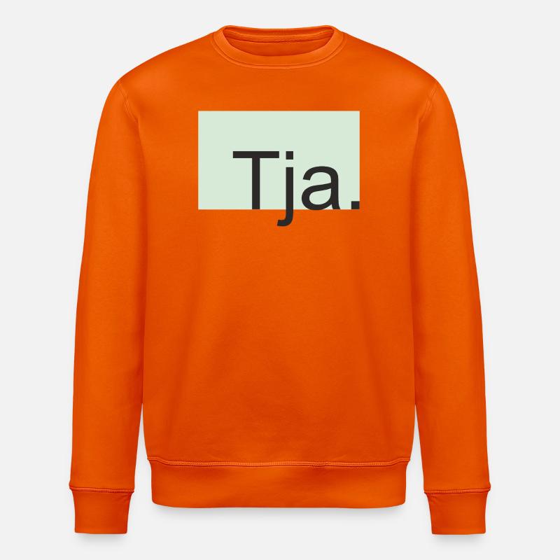 Tja Typografie in Mint - Stanley/Stella Unisex Bio-Sweatshirt ROLLER - Tieforange