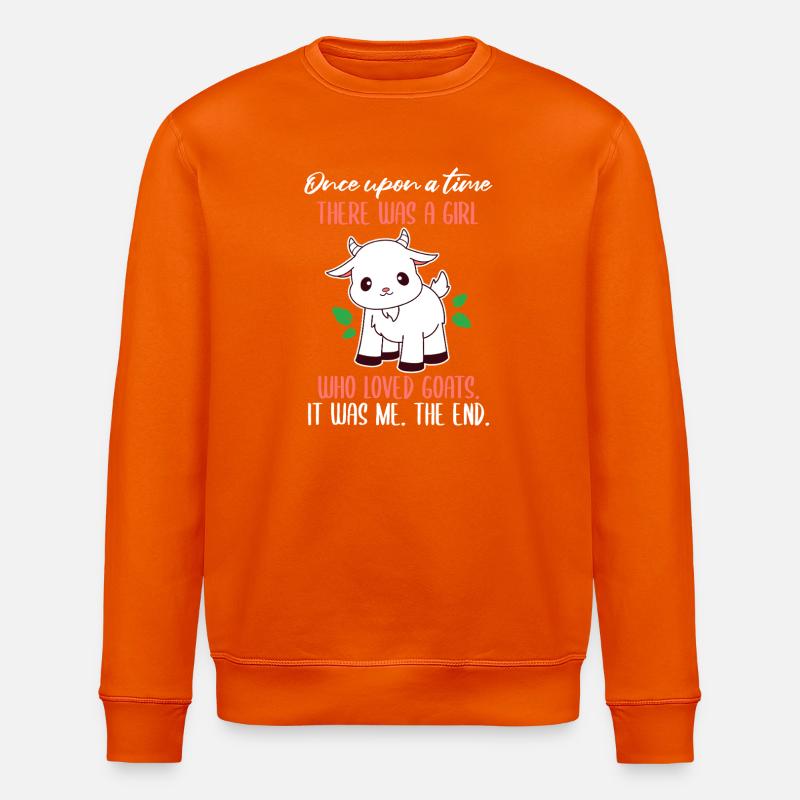 Conte d’amour de chèvre - Sweat bio ROLLER Stanley/Stella Unisexe - orange profond
