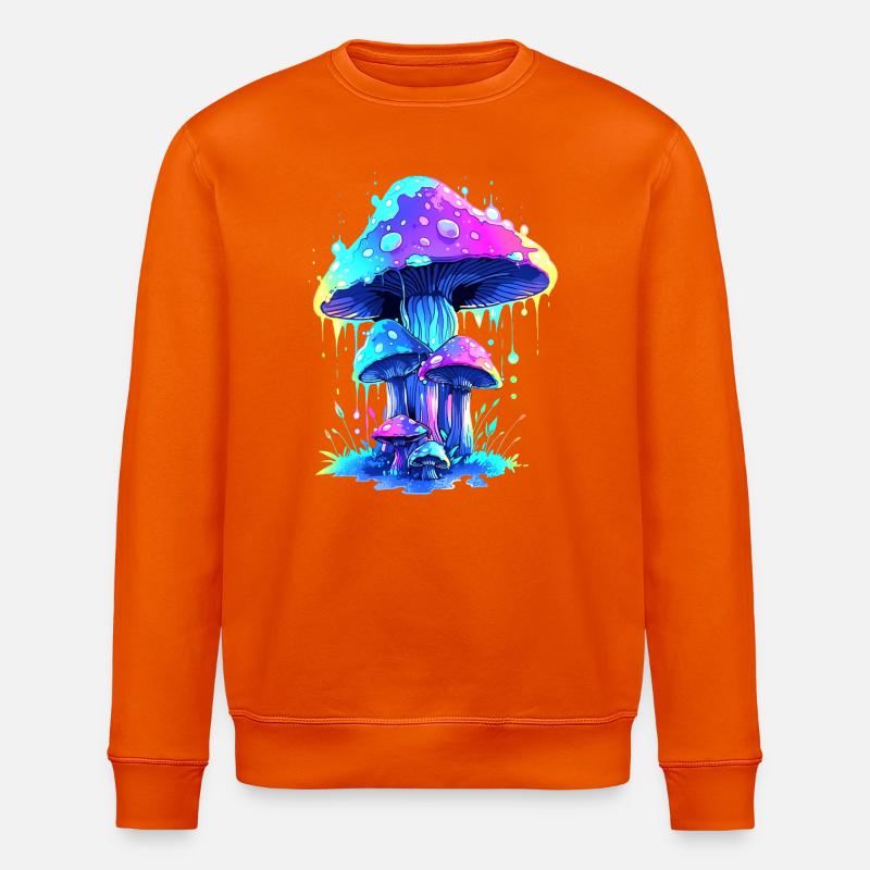 Champignon - Sweat bio ROLLER Stanley/Stella Unisexe - orange profond