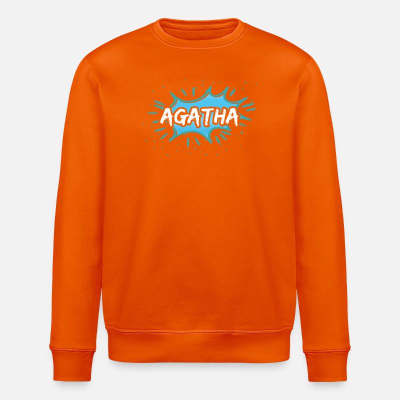 Agatha - Stanley/Stella ROLLER Unisex Organic Sweatshirt - bright orange