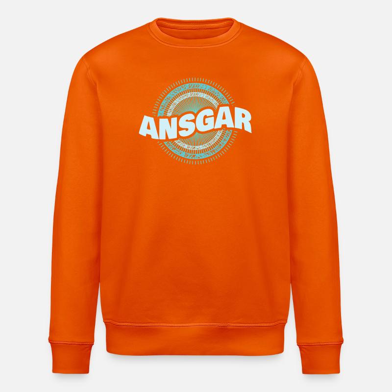 Ansgar comme nom - Sweat bio ROLLER Stanley/Stella Unisexe - orange profond