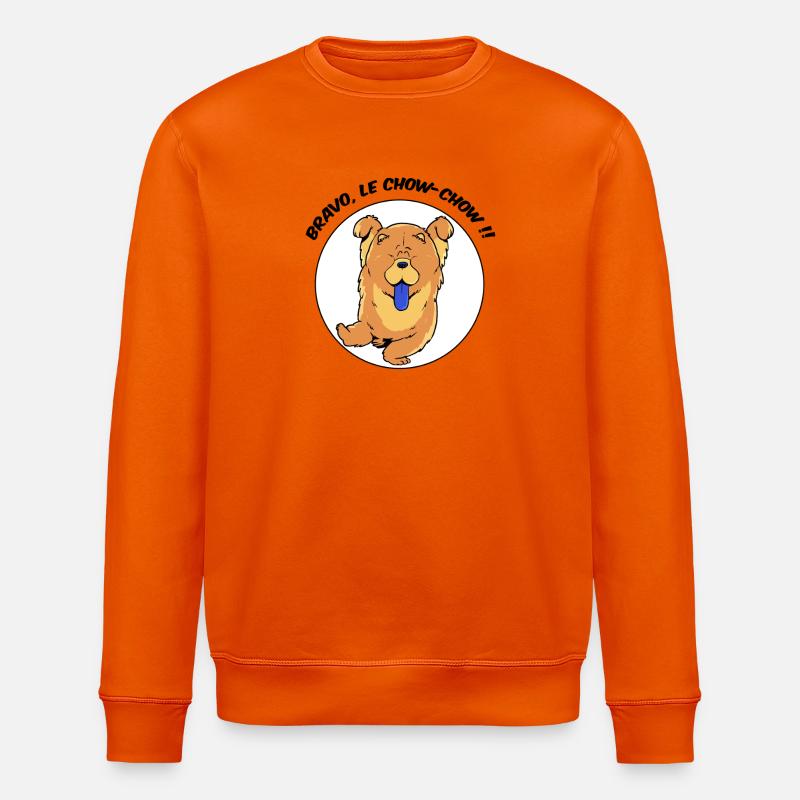 Bravo, le chochow ! - Sweat bio ROLLER Stanley/Stella Unisexe - orange profond