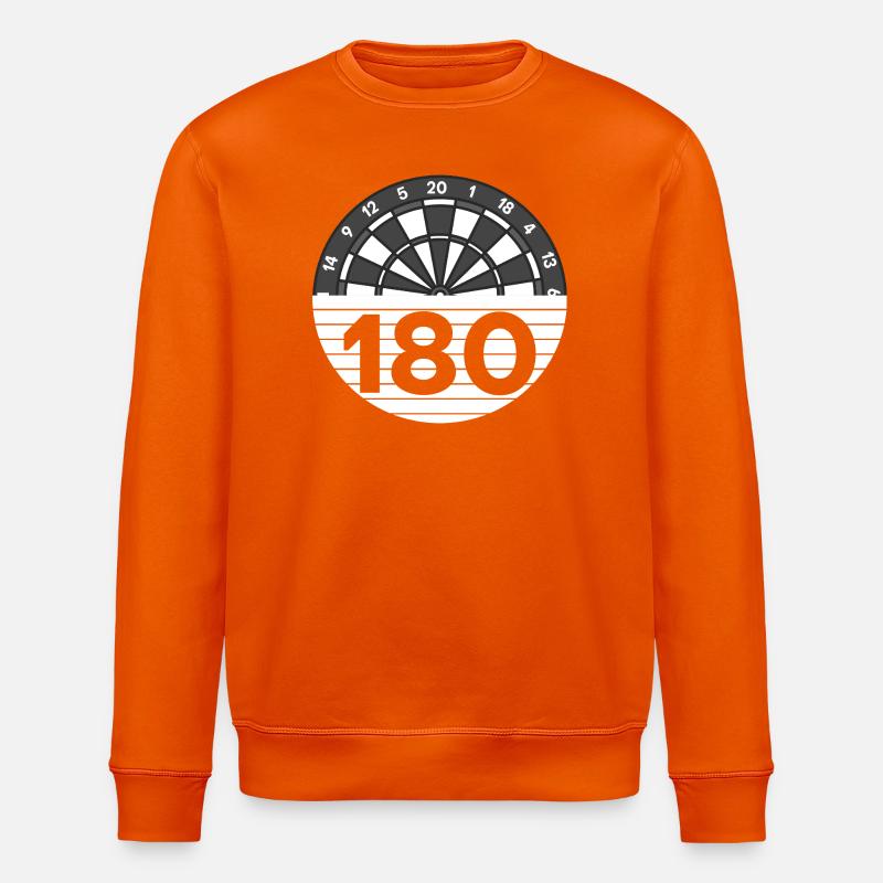 One hundred and eighty points - Stanley/Stella ROLLER Unisex Organic Sweatshirt - bright orange