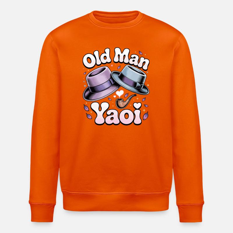 Vecchio Yaoi: Cappelli Pipe - Felpa ecologica unisex ROLLER di Stanley/Stella - arancio scuro