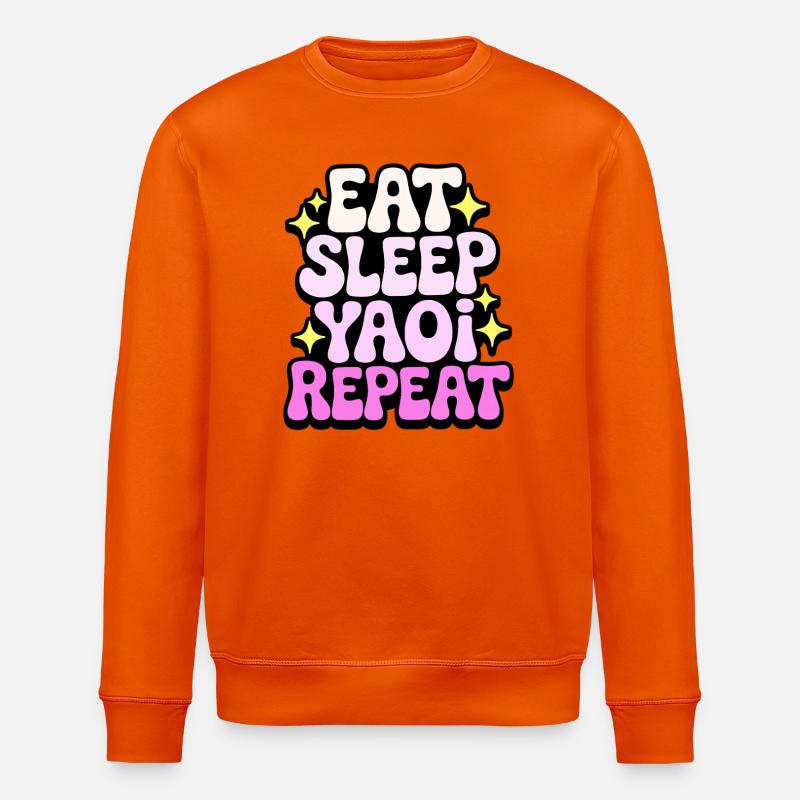 Eat Sleep Yaoi Repeat - Stanley/Stella Unisex Bio-Sweatshirt ROLLER - Tieforange