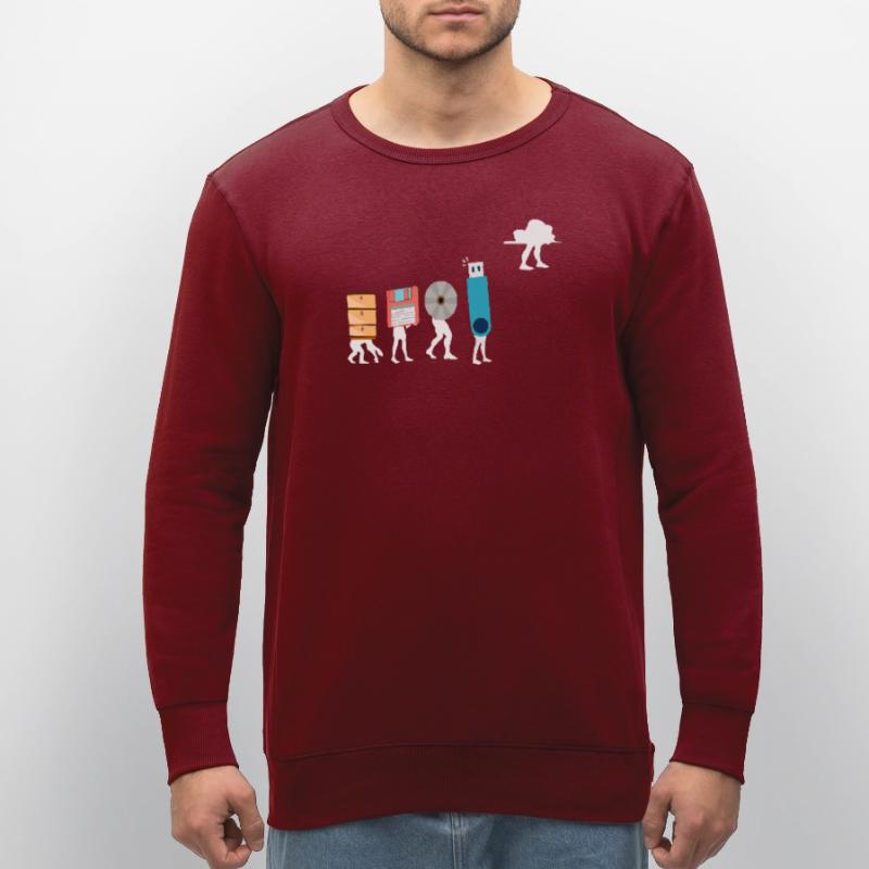 Cloud-Computing-Lustige Programmierer-Daten-KI-Software Stanley/Stella Unisex Bio-Sweatshirt ROLLER