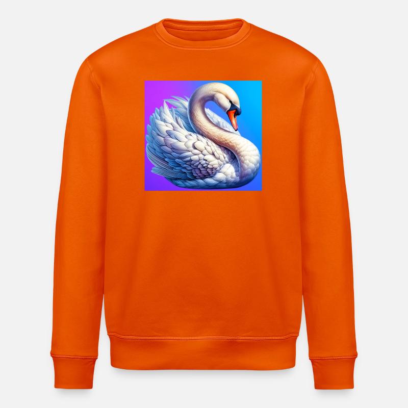 Schwan - Stanley/Stella Unisex Bio-Sweatshirt ROLLER - Tieforange