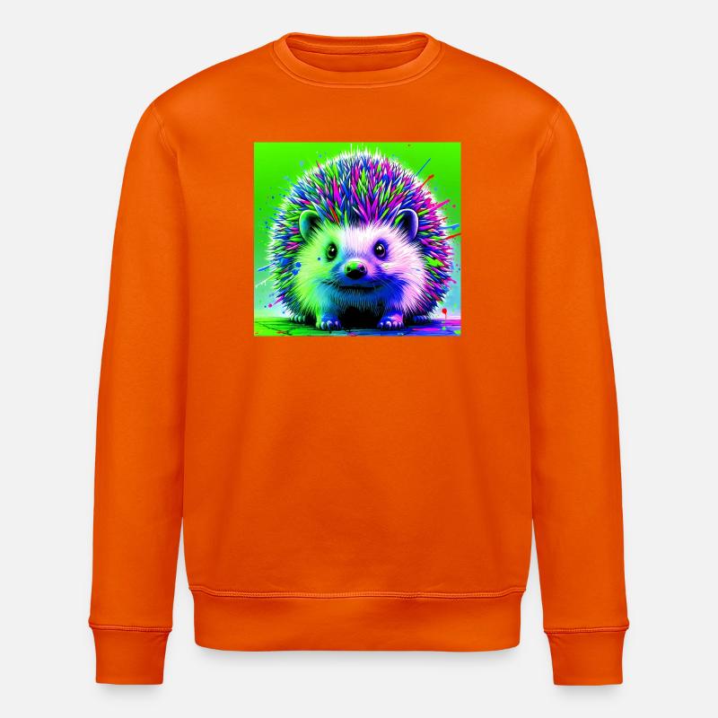 Igel - Stanley/Stella Unisex Bio-Sweatshirt ROLLER - Tieforange