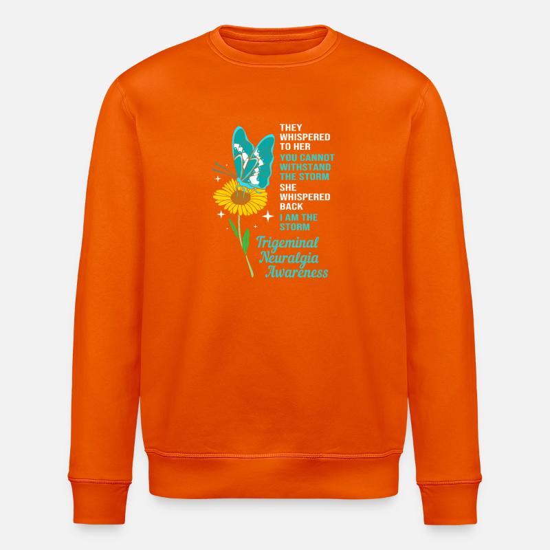 Trigeminusneuralgie - Stanley/Stella Unisex Bio-Sweatshirt ROLLER - Tieforange