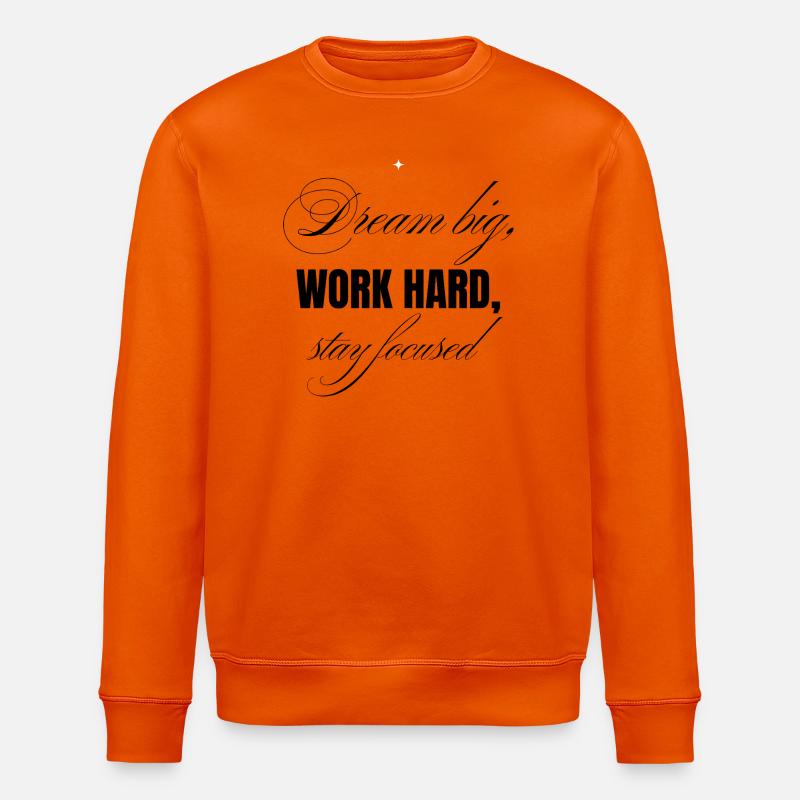 Work Hard - Stanley/Stella Unisex Bio-Sweatshirt ROLLER - Tieforange