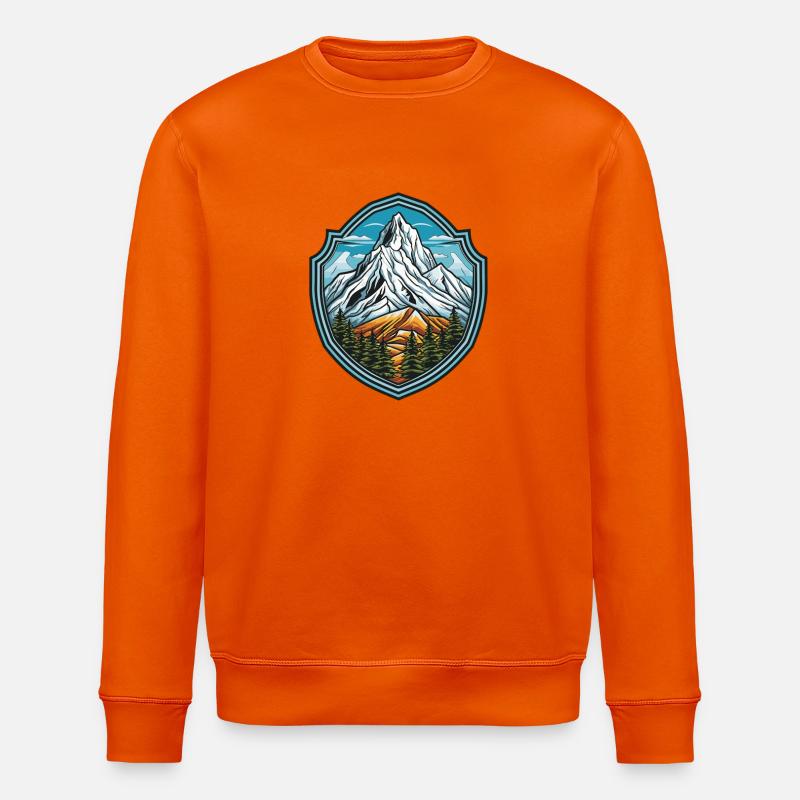 Berge - Stanley/Stella Unisex Bio-Sweatshirt ROLLER - Tieforange