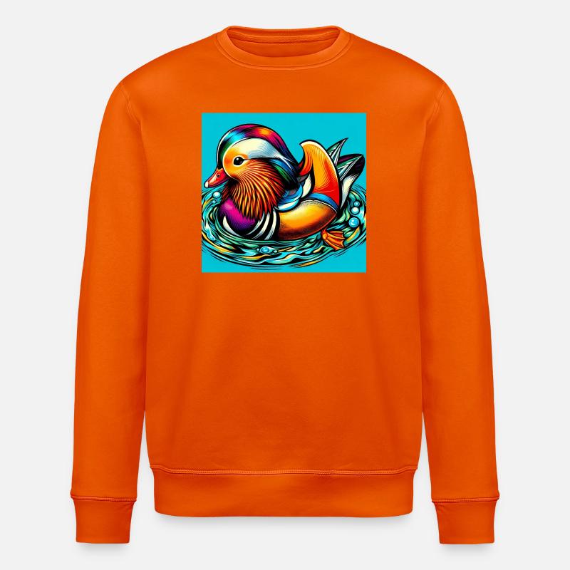 Mandarinente - Stanley/Stella Unisex Bio-Sweatshirt ROLLER - Tieforange