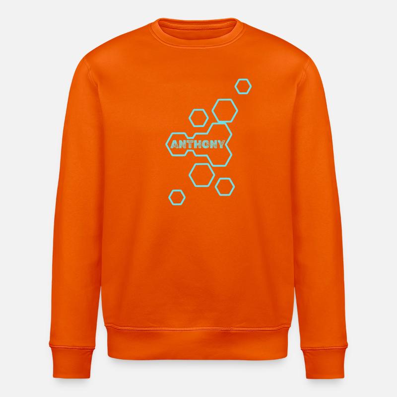 Anthony als Style - Stanley/Stella Unisex Bio-Sweatshirt ROLLER - Tieforange