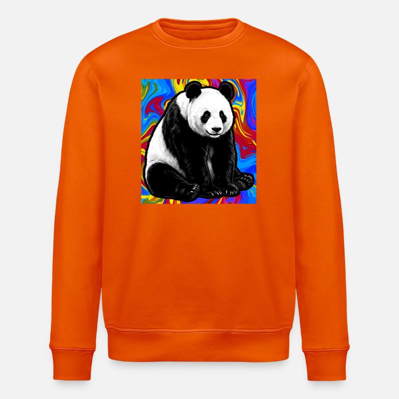panda - Sweat bio ROLLER Stanley/Stella Unisexe - orange profond