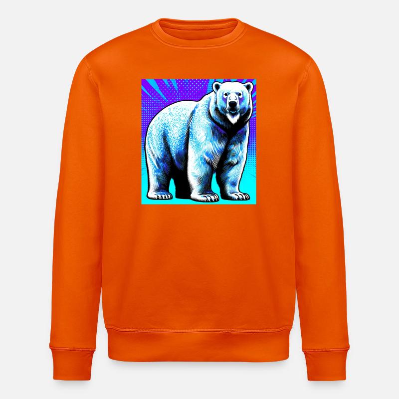 Eisbär - Stanley/Stella Unisex Bio-Sweatshirt ROLLER - Tieforange