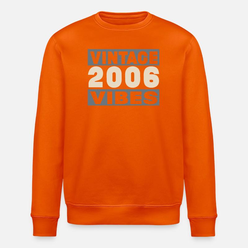 Jubiläum 2006 – 20 Jahre - Stanley/Stella Unisex Bio-Sweatshirt ROLLER - Tieforange