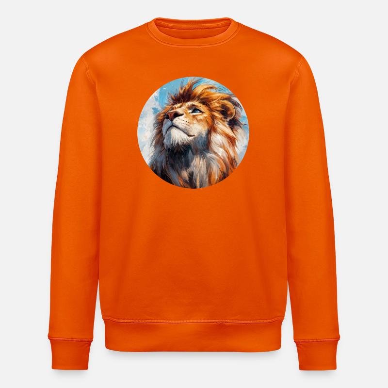 Design de Lion - Stanley/Stella Unisex Bio-Sweatshirt ROLLER - Tieforange