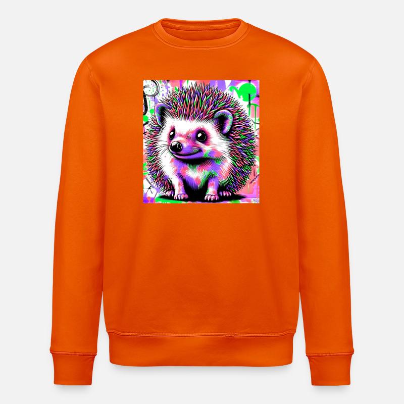 Igel - Stanley/Stella Unisex Bio-Sweatshirt ROLLER - Tieforange