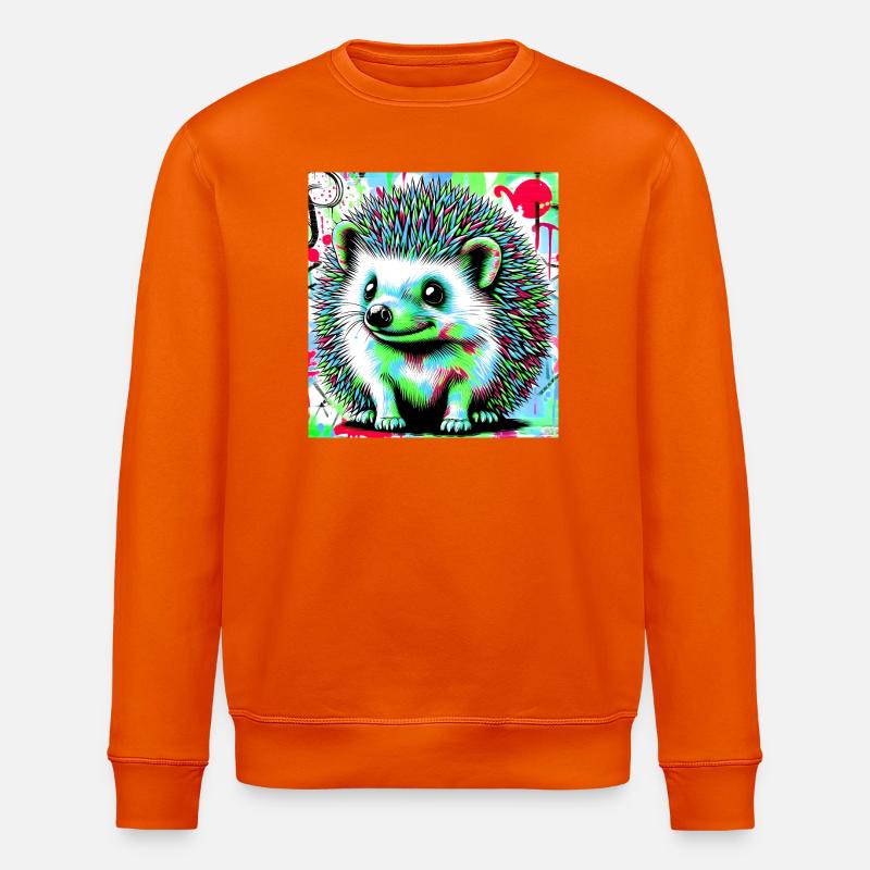 hérisson - Sweat bio ROLLER Stanley/Stella Unisexe - orange profond