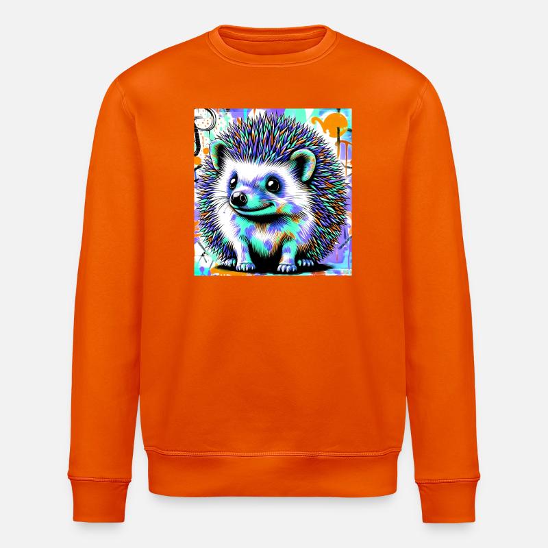 Igel - Stanley/Stella Unisex Bio-Sweatshirt ROLLER - Tieforange