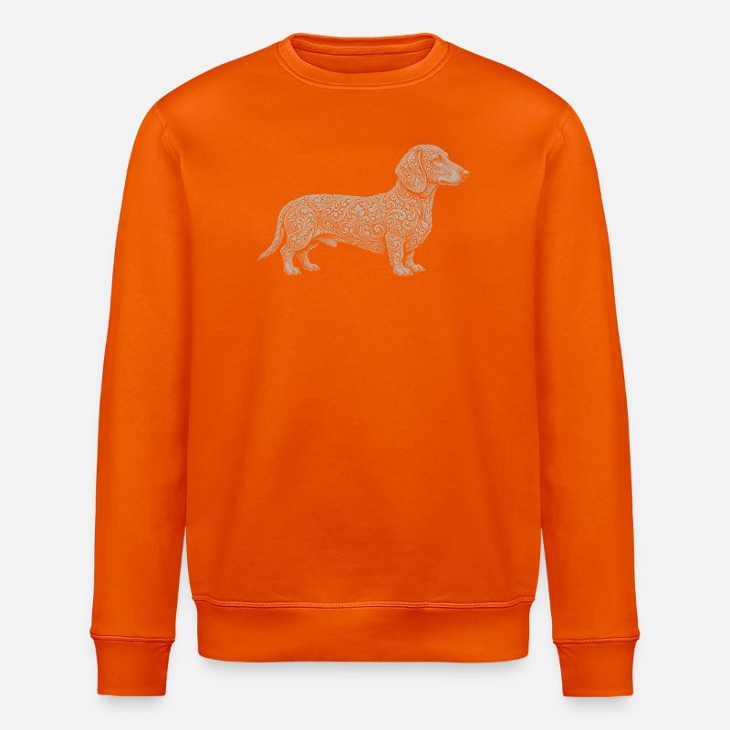 Teckel - Sweat bio ROLLER Stanley/Stella Unisexe - orange profond