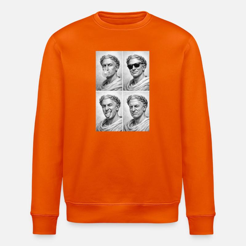 Caesar Collage - Stanley/Stella Unisex Bio-Sweatshirt ROLLER - Tieforange