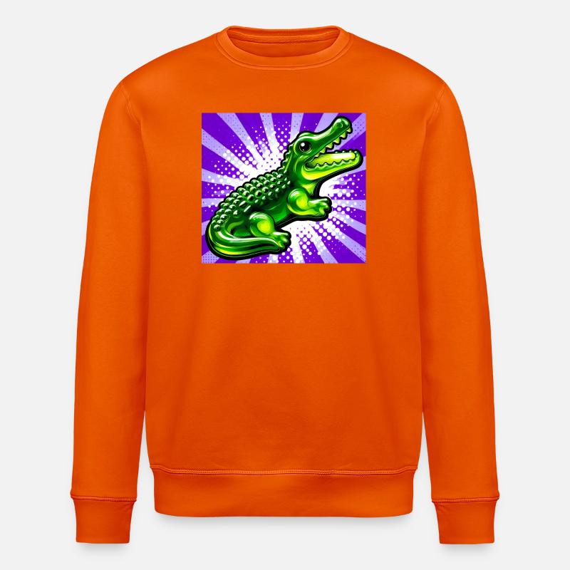 Krokodil - Stanley/Stella Unisex Bio-Sweatshirt ROLLER - Tieforange