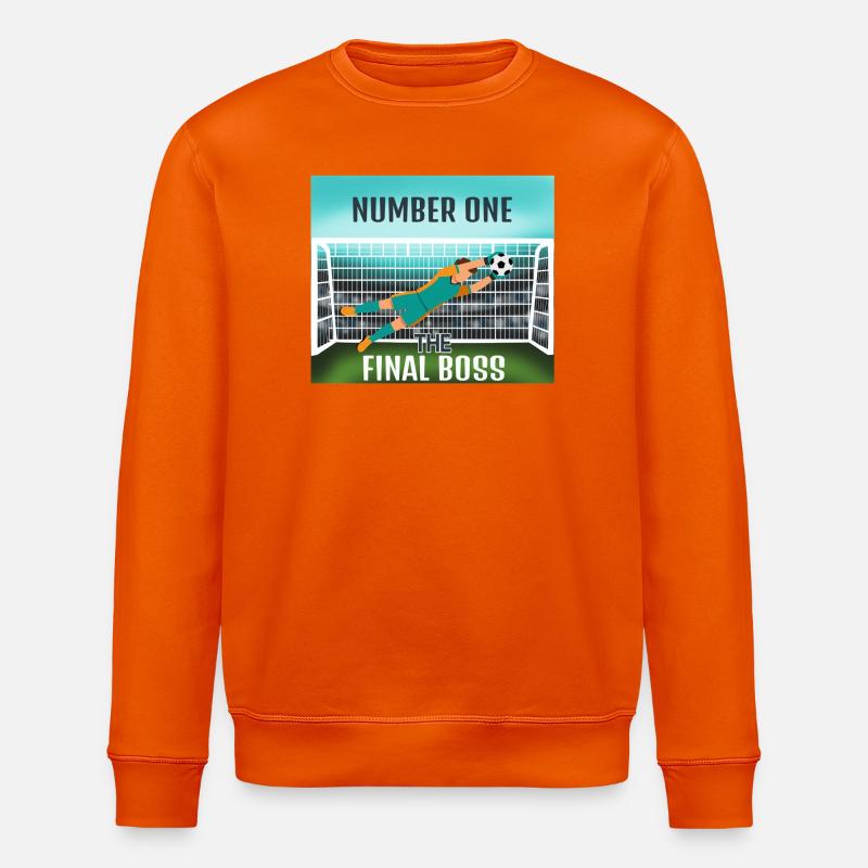 Endgegner: Torwart - Stanley/Stella Unisex Bio-Sweatshirt ROLLER - Tieforange