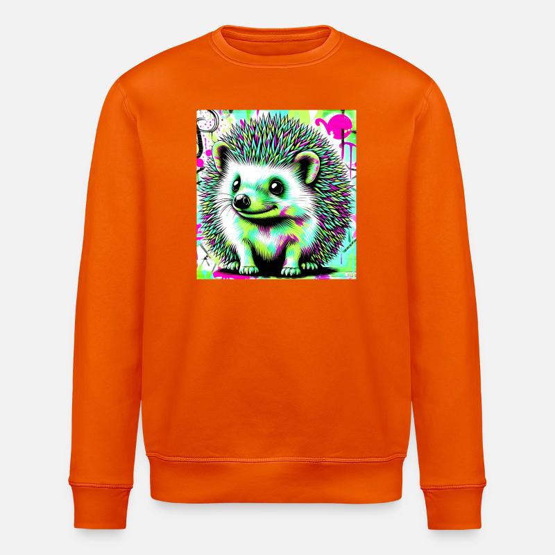 Igel - Stanley/Stella Unisex Bio-Sweatshirt ROLLER - Tieforange