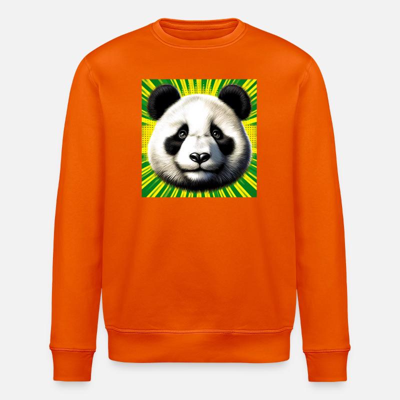 panda - Sweat bio ROLLER Stanley/Stella Unisexe - orange profond