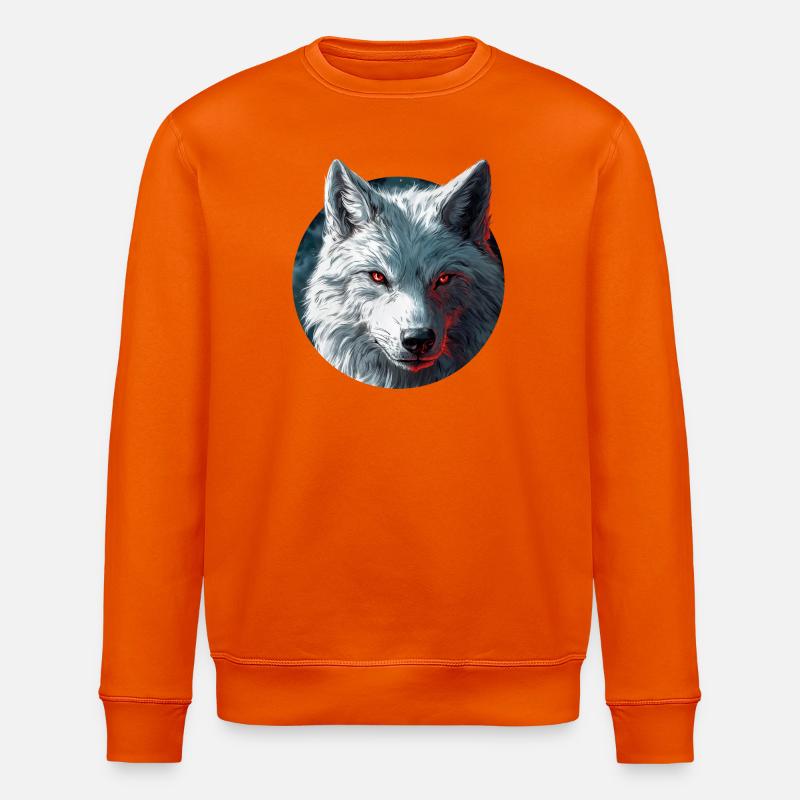 Wolf-Design - Stanley/Stella Unisex Bio-Sweatshirt ROLLER - Tieforange