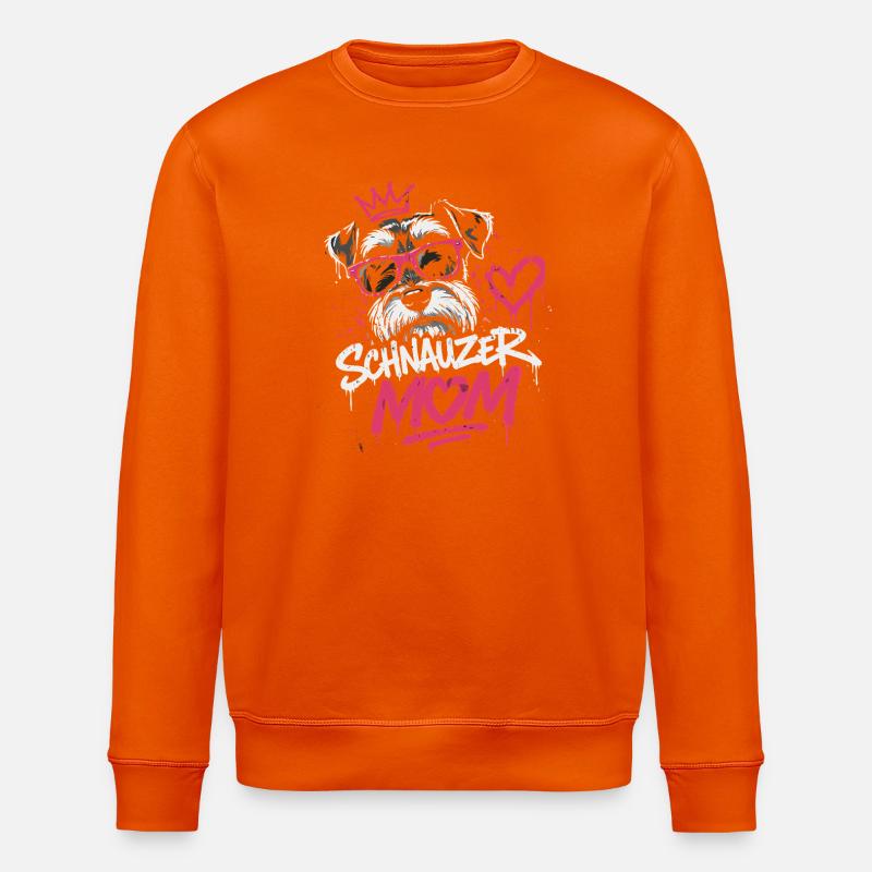 Graffiti du roi schnauzer - Sweat bio ROLLER Stanley/Stella Unisexe - orange profond