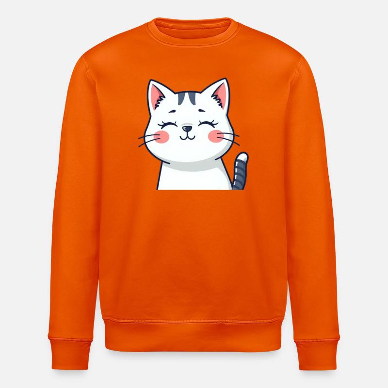 Chat Chaton Chat Chemise Cadeau - Sweat bio ROLLER Stanley/Stella Unisexe - orange profond