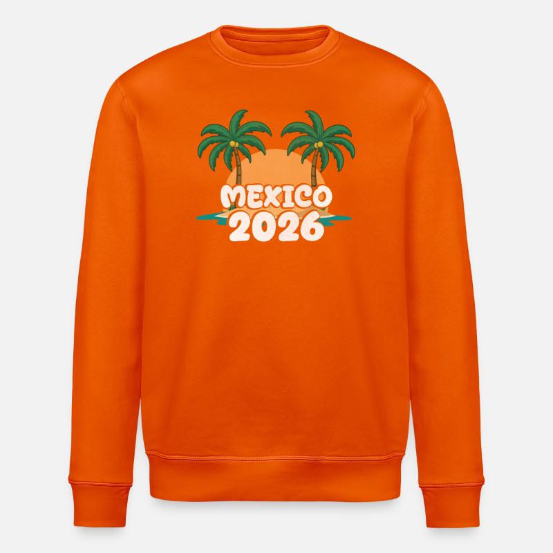 Mexico 2026 - Stanley/Stella ROLLER Unisex Organic Sweatshirt - bright orange
