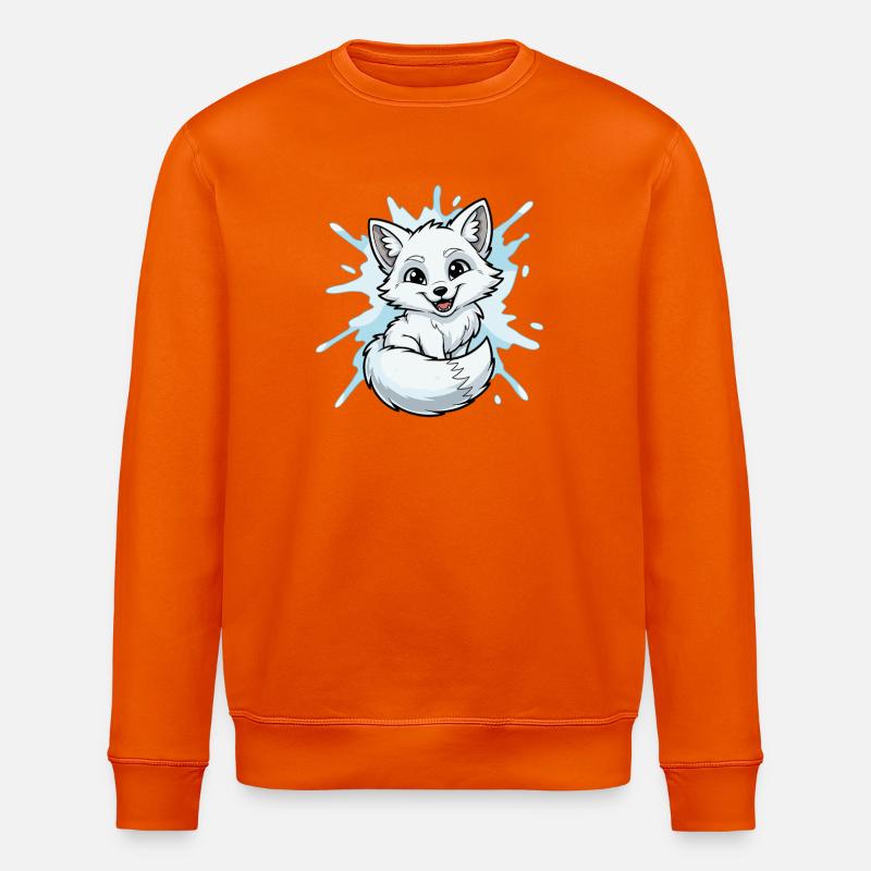 Personnage de Renard Éclaboussure d’Eau - Sweat bio ROLLER Stanley/Stella Unisexe - orange profond