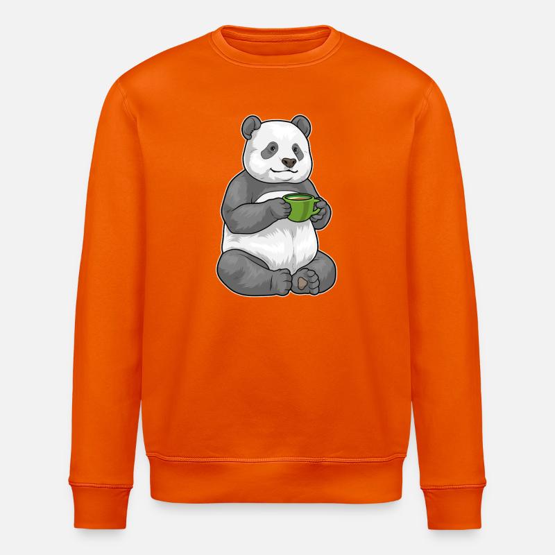 Tasse à café Panda - Sweat bio ROLLER Stanley/Stella Unisexe - orange profond