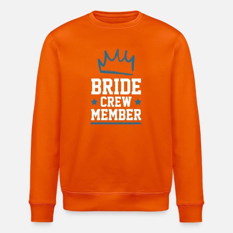 Équipage de la mariée - Sweat bio ROLLER Stanley/Stella Unisexe - orange profond