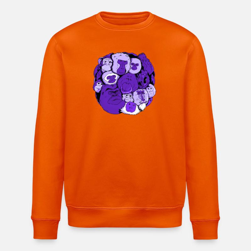 Monkey Ball - Stanley/Stella Unisex Bio-Sweatshirt ROLLER - Tieforange