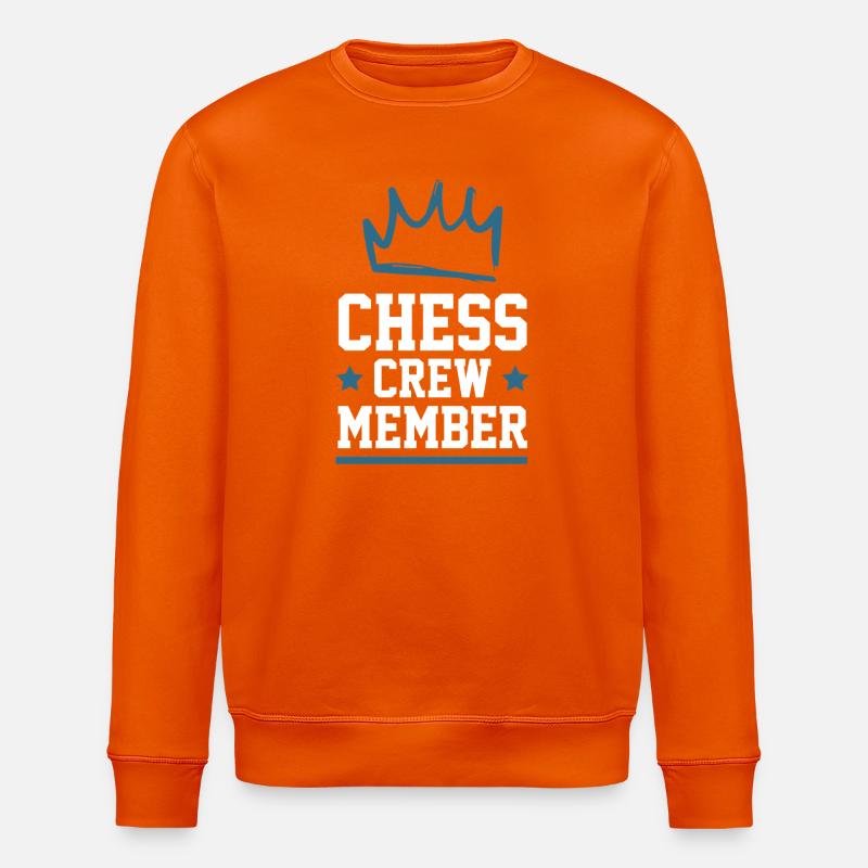 Chess Crew - Stanley/Stella ROLLER Unisex Organic Sweatshirt - bright orange