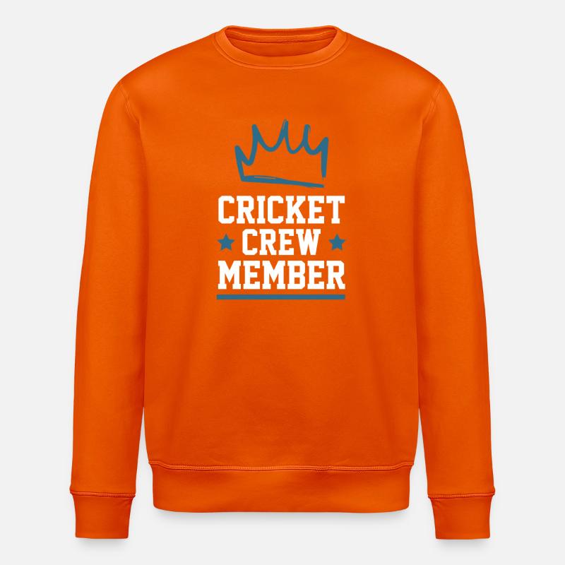 Équipe de cricket - Sweat bio ROLLER Stanley/Stella Unisexe - orange profond