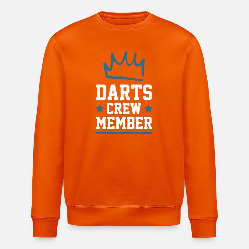 Darts Crew - Stanley/Stella ROLLER Unisex Organic Sweatshirt - bright orange