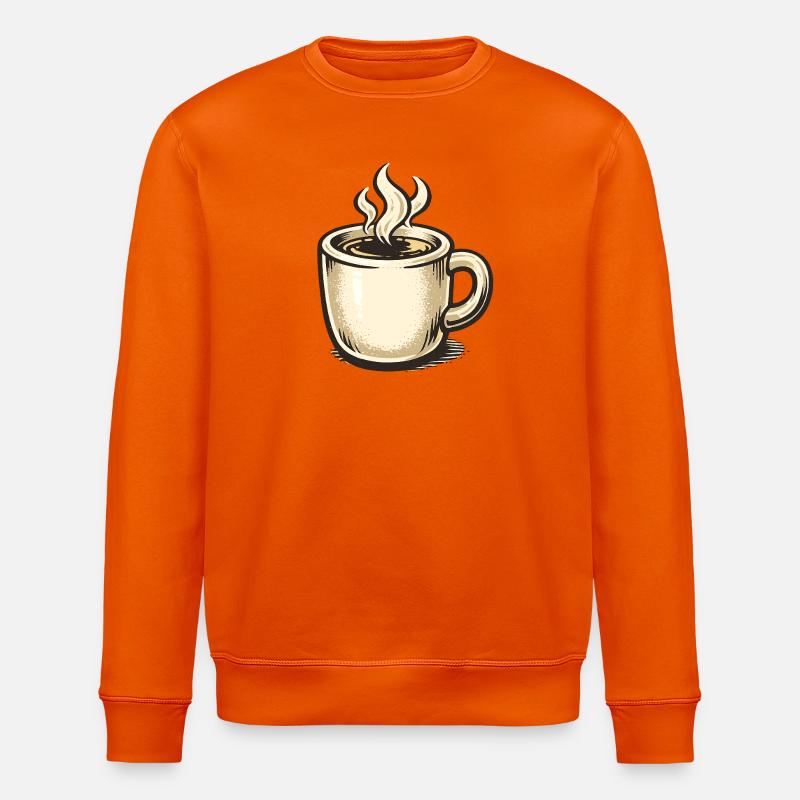 Kaffee - Stanley/Stella Unisex Bio-Sweatshirt ROLLER - Tieforange