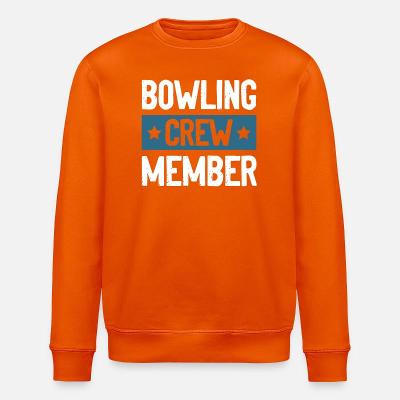 Bowling Crew - Stanley/Stella Unisex Bio-Sweatshirt ROLLER - Tieforange