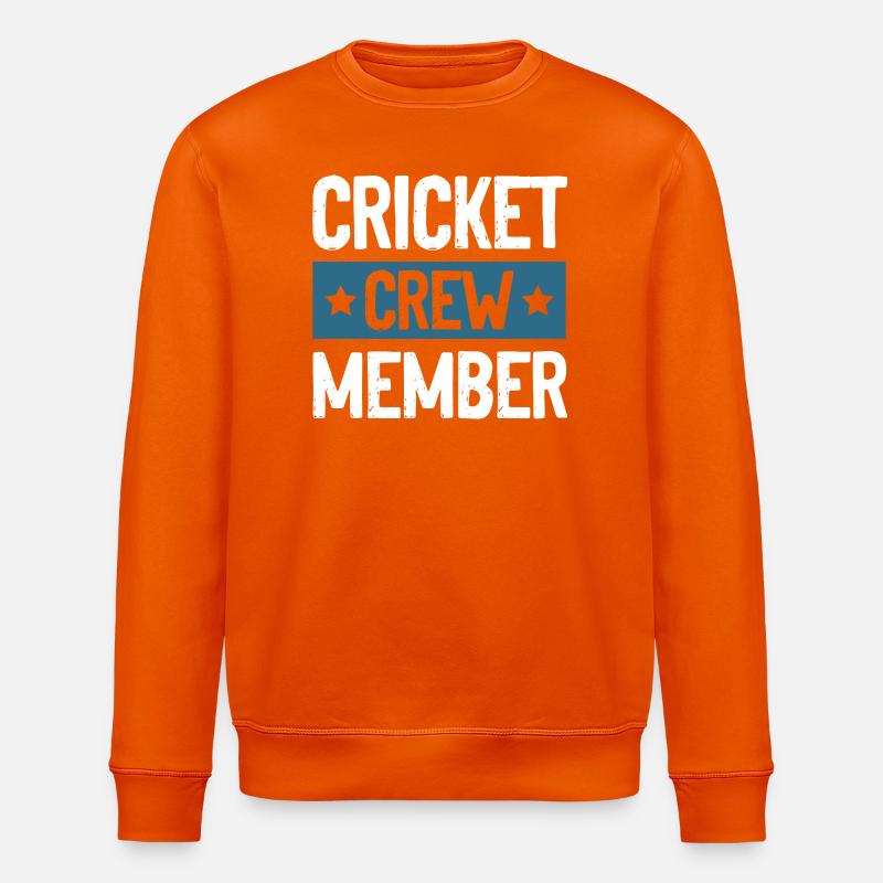 Cricket Crew - Stanley/Stella Unisex Bio-Sweatshirt ROLLER - Tieforange