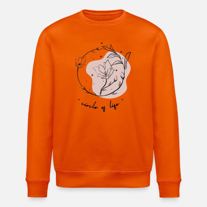 Lebenszyklen - Stanley/Stella Unisex Bio-Sweatshirt ROLLER - Tieforange