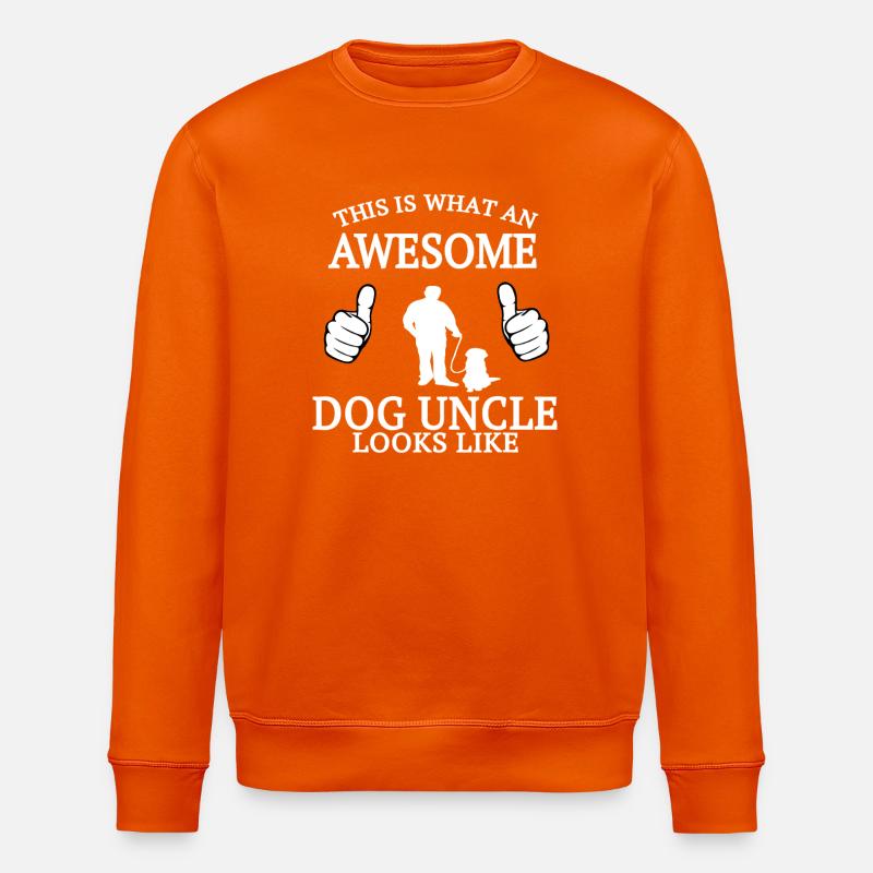 Toller Hund, wie Onkel aussieht - Stanley/Stella Unisex Bio-Sweatshirt ROLLER - Tieforange